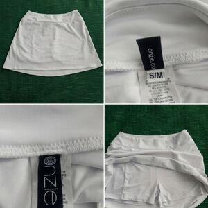 Onzie White Circle Skirt with Built-In Shorts